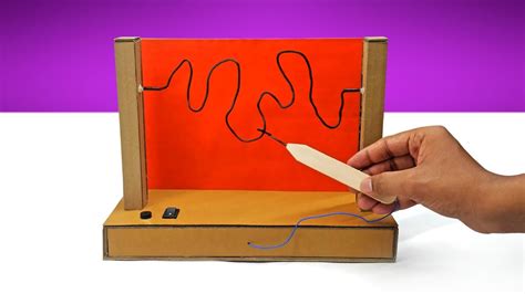 buzz wire game|How to Make Buzz Wire Game From Little  Than Cardboard.